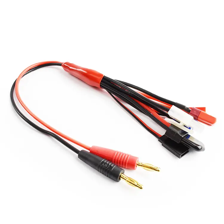 Tornado 4Mm Bullets To Deans/ Futaba/ Jst/ Tamiya/ Ec3/ Traxxas/ Molex/ Bare Wire 16Awg 30Cm Silicone Wire - Trc-5010 1