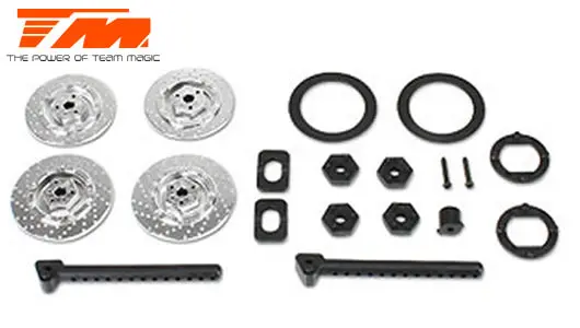 Team Magic E4d Brake Discs, Body Posts & Hexes - Tm503301 1
