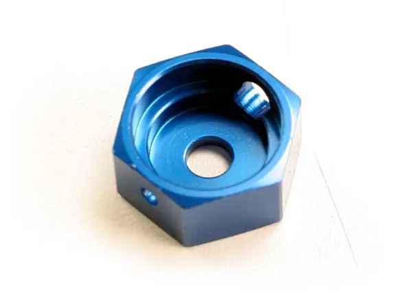 Traxxas Hex Brake Adapter Blue Aluminium - 5165 1