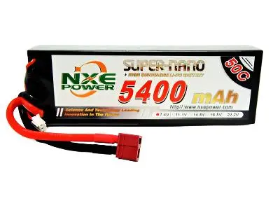 Nxe 5400Mah 7.4V 50C Lipo Battery Hc Deans - 5400Hc502sdean 1