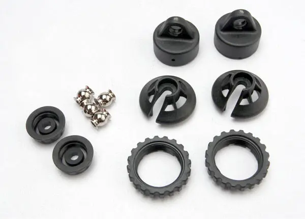 Traxxas Gtr Shock Caps & Spring Retainers 12Pcs - 5465 1