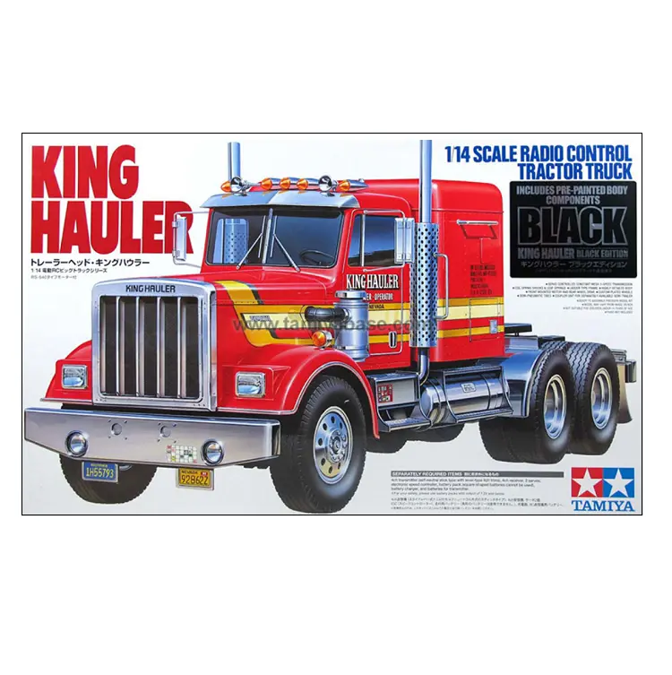Tamiya King Hauler Black Tractor Truck Kit 1:14 - 56336 1