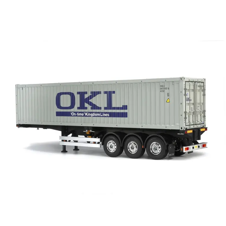 Tamiya Okl 40Ft Container Tri-Axle Trailer Kit 1:14 - 56377 2