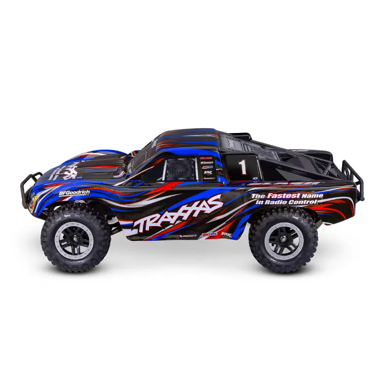 Traxxas Slash 2Wd Bl-2S Ehd Blue Short Course Truck W/ Tq 2.4Ghz Radio And 3300Kv Brushless Driveline - 58334-4Blue 2