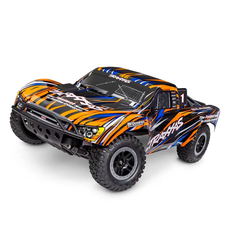 Traxxas Slash 2Wd Bl-2S Ehd Orange Short Course Truck W/ Tq 2.4Ghz Radio And 3300Kv Brushless Driveline - 58334-4Orng 1