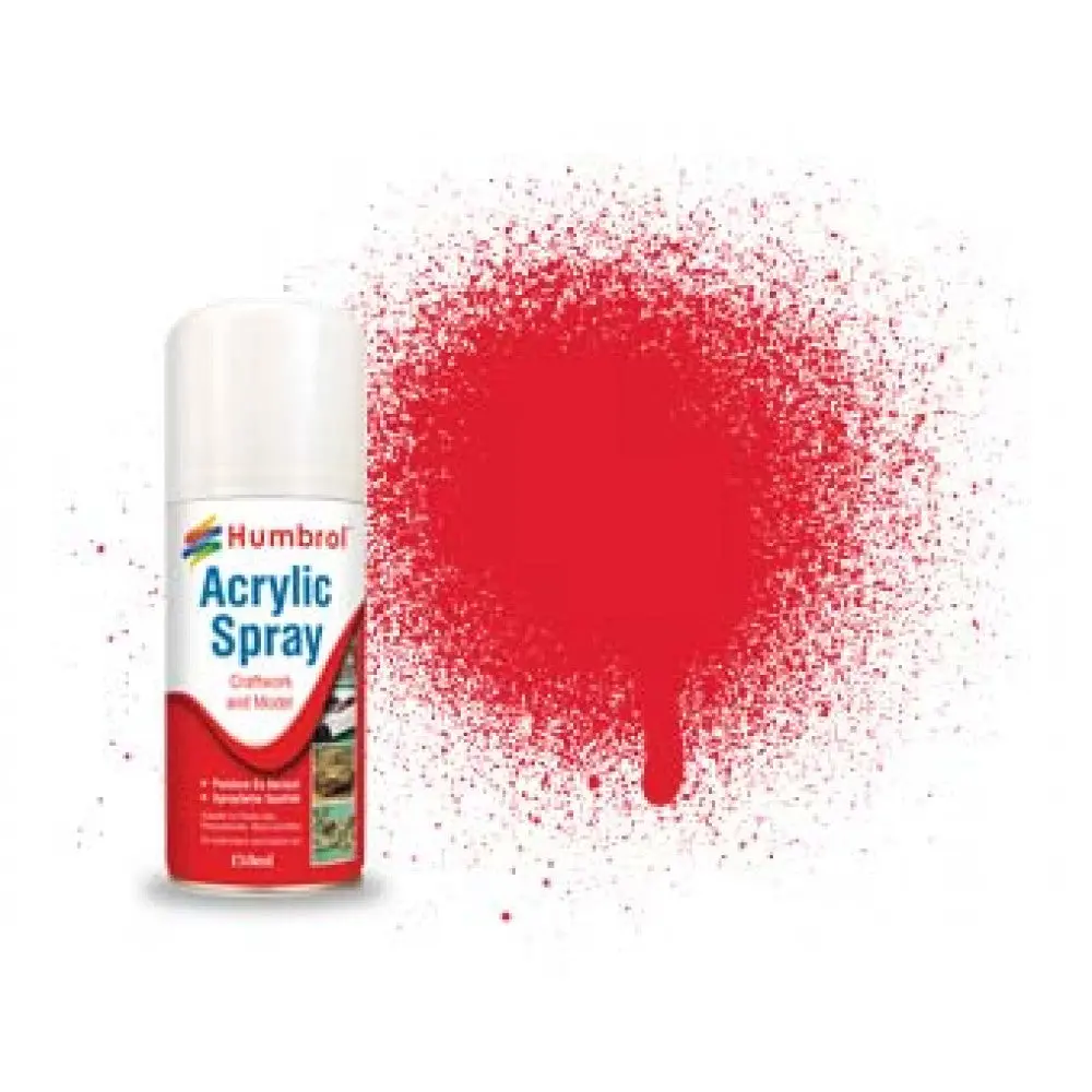 Humbrol No.19 Red Acrylic 150Ml - 6019 1