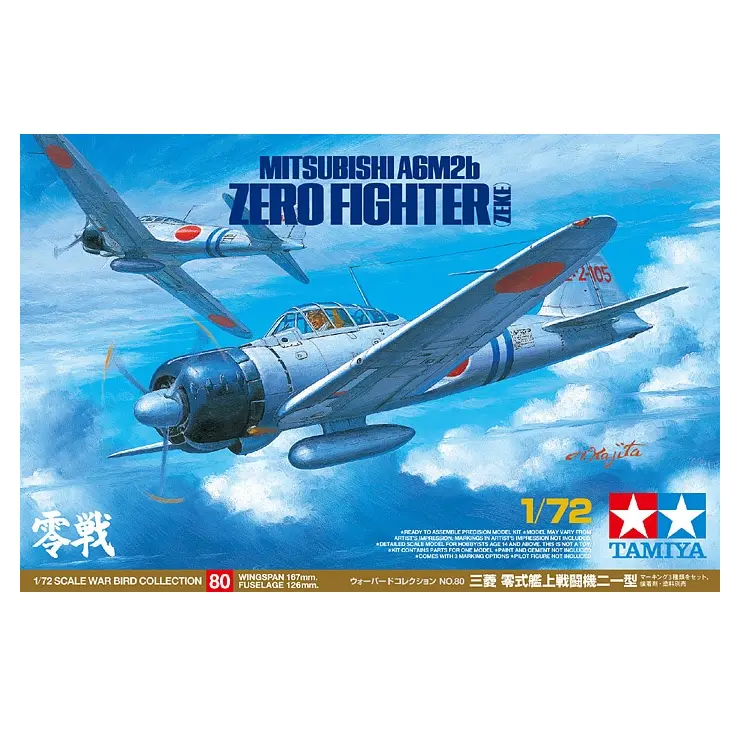 Tamiya Mitsubishi A6m2b Zero Fighter 1:72 - 60780 1