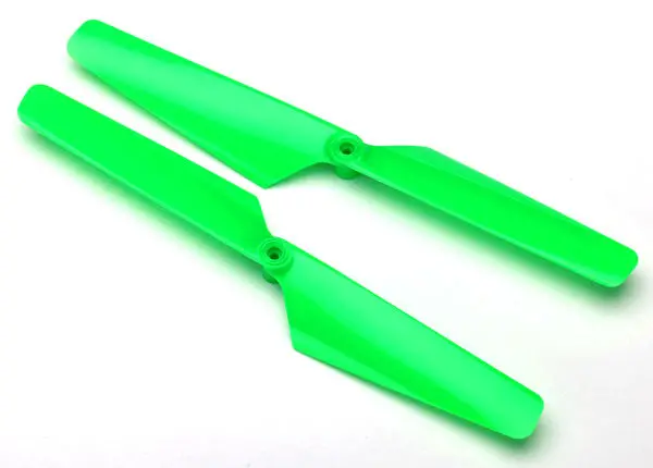 Traxxas Rotor Blade Set Green 1Xcw 1Xccw - 6631 1