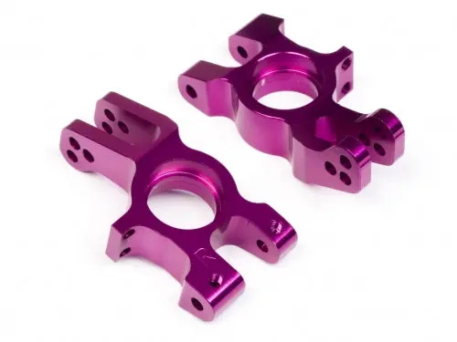 Hpi Rear Hubs Purple Aluminium Suit Trophy 2Pcs - Hpi-66797 1