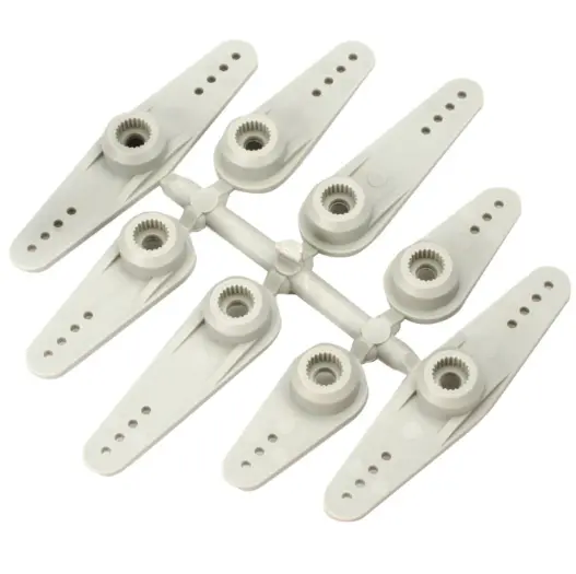 Dubro 23T Super Saver Long Nylon Servo Horns Suit Jr 8Pcs - Dbr671 1
