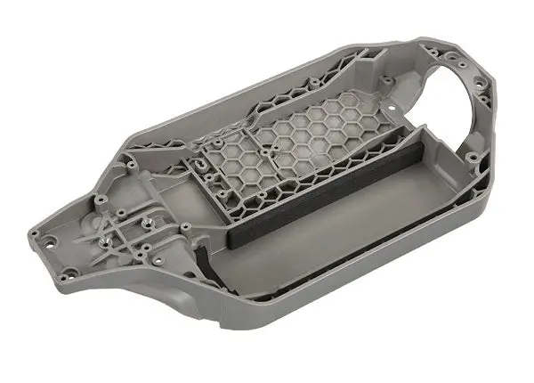 Traxxas Chassis Plate Grey Suit Rustler 4Wd & Flat Battery - 6723R 1