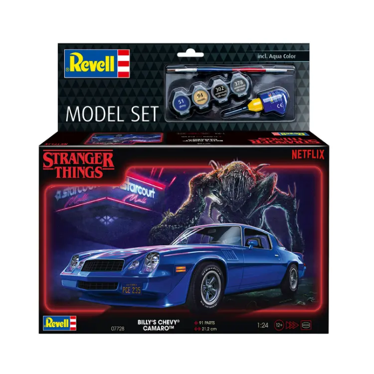 Revell Chevrolet Camaro Z/28 Stranger Things Starter Kit 1:25 - 67728 1