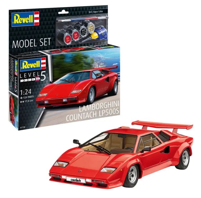 Revell Lamborghini Countach Lp500s Starter Set 1:24 - 67730 1