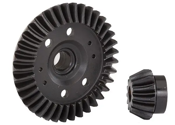 Traxxas Diff 37T Ring Gear & 13T Pinion Rr Cnc Steel Spiral Cut - 6879R 1