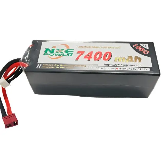 Nxe 7400Mah 15.2V Hv 100C Lipo Battery Hc Deans - 7400Hc1004sdean 1