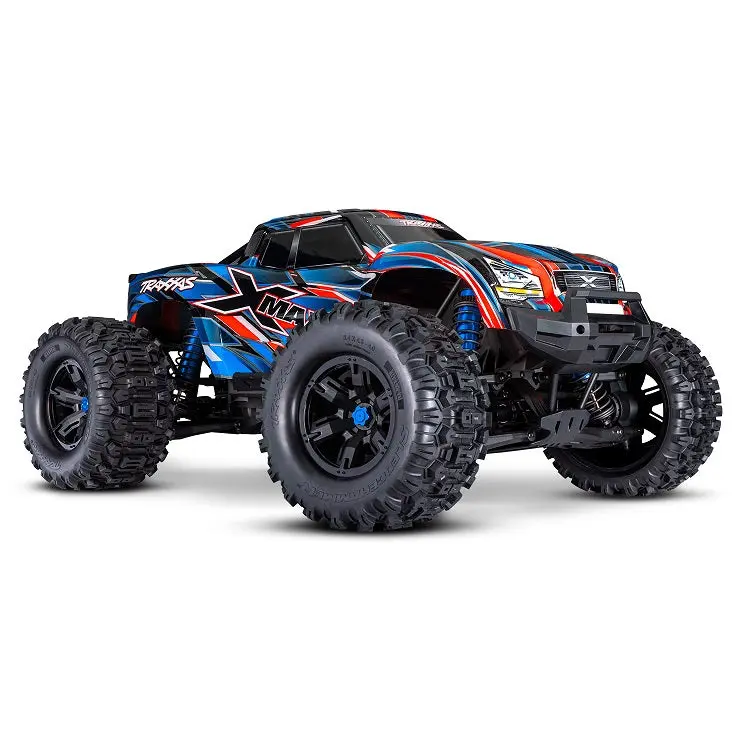 Traxxas X-Maxx 8S Belted Blue Monster Truck W/ Tqi Radio, Vxl-8S Brushless & Self Righting - 77096-4Blue 1