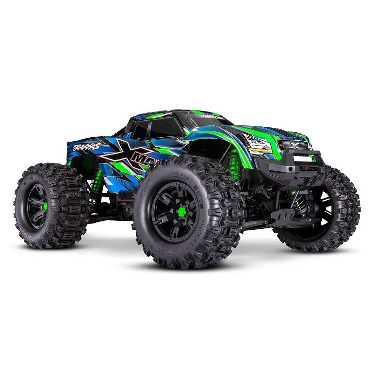 Traxxas X-Maxx 8S Belted Green Monster Truck W/ Tqi Radio, Vxl-8S Brushless & Self Righting - 77096-4Grn 1