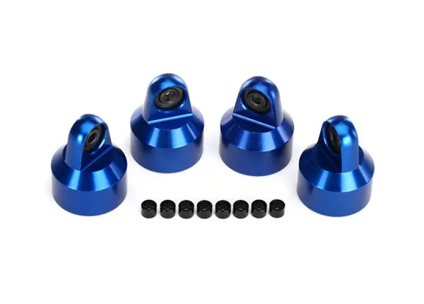 Traxxas Gtx Shock Caps Blue Aluminium 4Pcs - 7764A 1