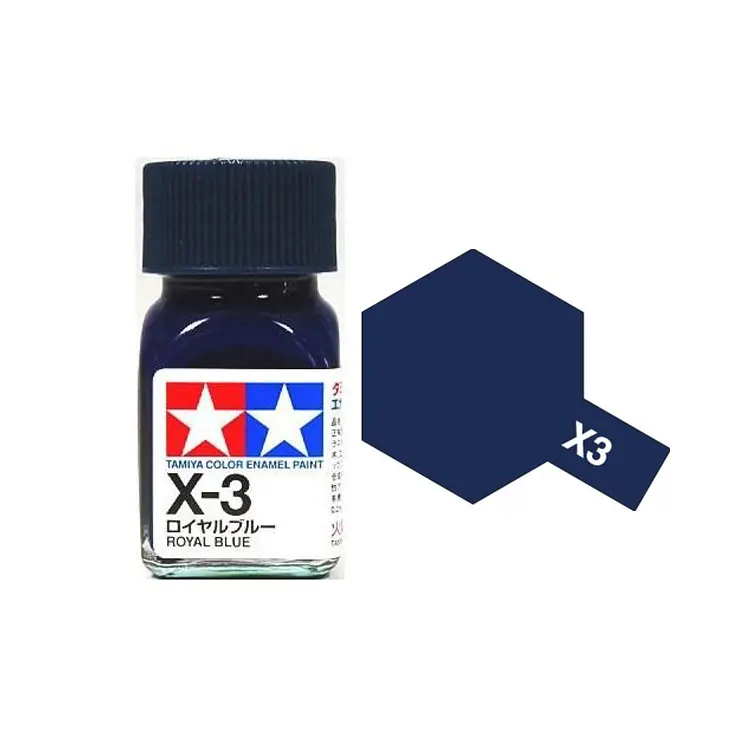 Tamiya X-3 Royal Blue Enamel 10Ml - 80003 1