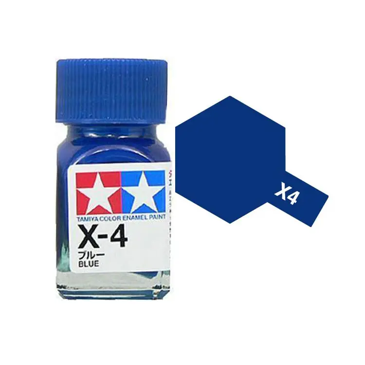 Tamiya X-4 Blue Enamel 10Ml - 80004 1