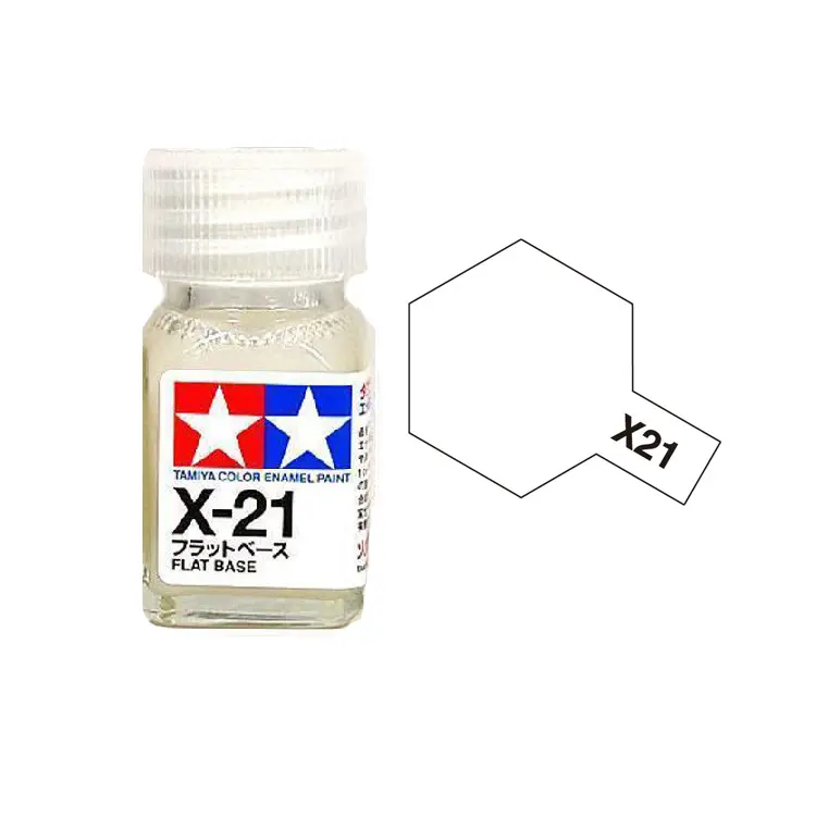 Tamiya X-21 Flat Base Enamel 10Ml - 80021 1