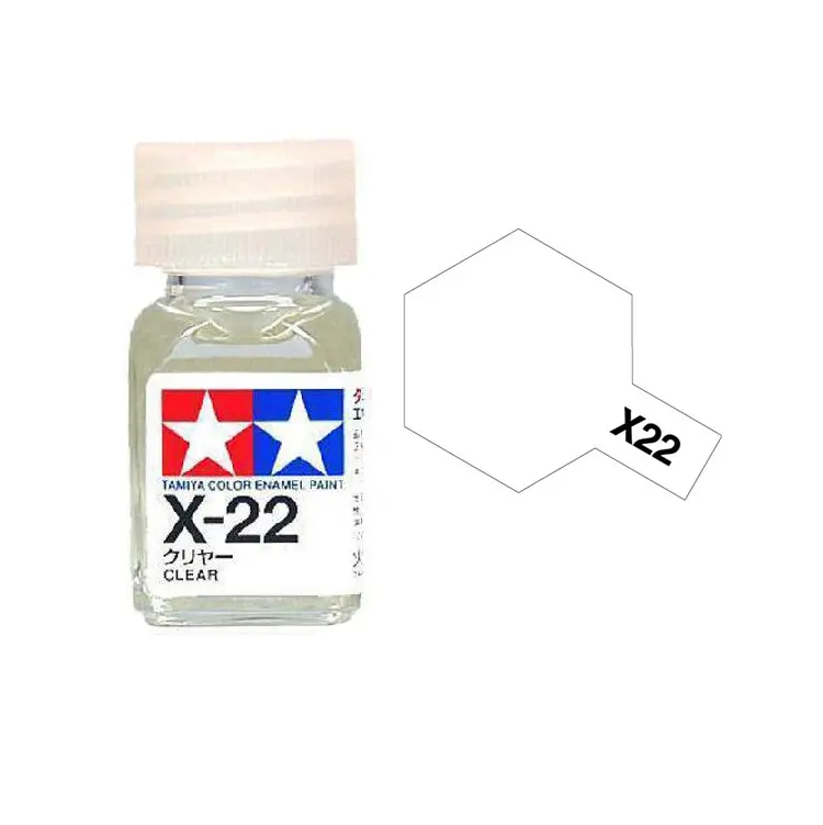 Tamiya X-22 Gloss Clear Enamel 10Ml - 80022 1