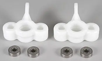 Rpm T/E Maxx Axle Carriers/Steering Blocks W/Bearing-Dyeable - 80031 1