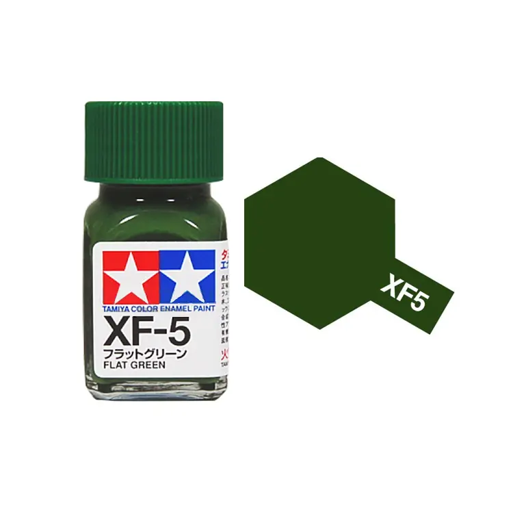 Tamiya Xf-5 Flat Green Enamel 10Ml - 80305 1