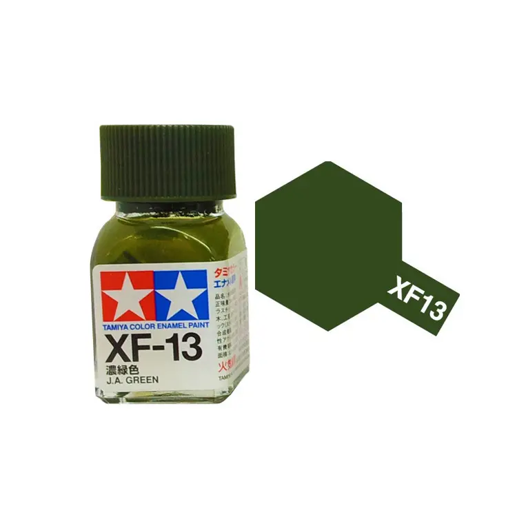 Tamiya Xf-13 J.A. Green Enamel 10Ml - 80313 1