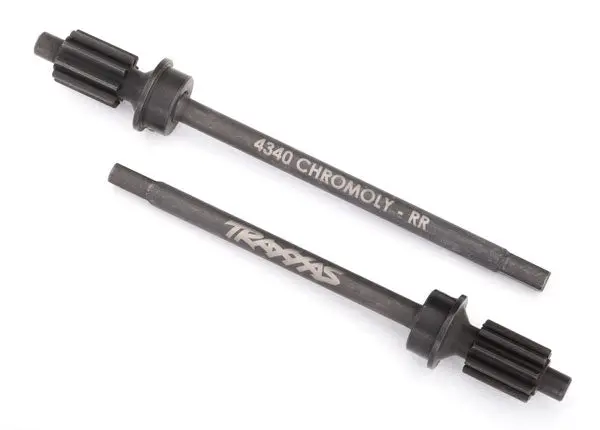 Traxxas Hd Axle Shaft Rear Chromoly Steel L&R W/ Portal Input Gear - 8061 1