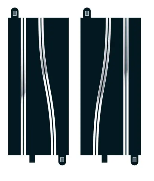Scalextric Side Swipe Straights 2Pcs - C8246 1