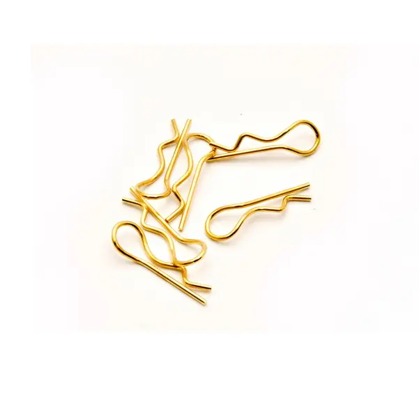 Hobao Gold Body Clips 1:10 6Pcs - 84134 1