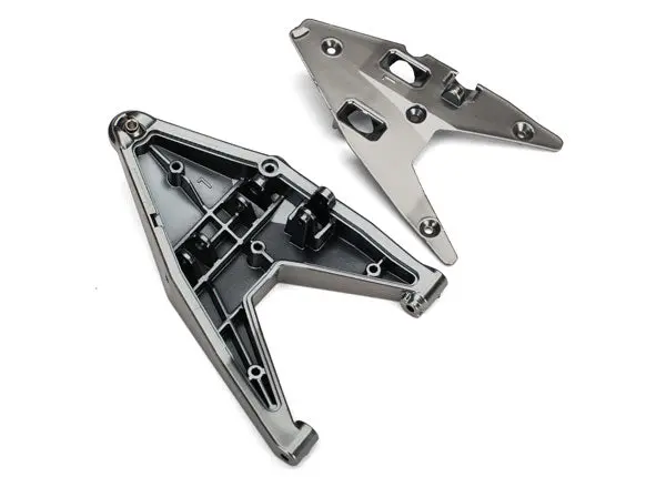 Traxxas Suspension Arm Lhs Lower Black Satin Chrome W/ Insert 1Pc - 8533X 1