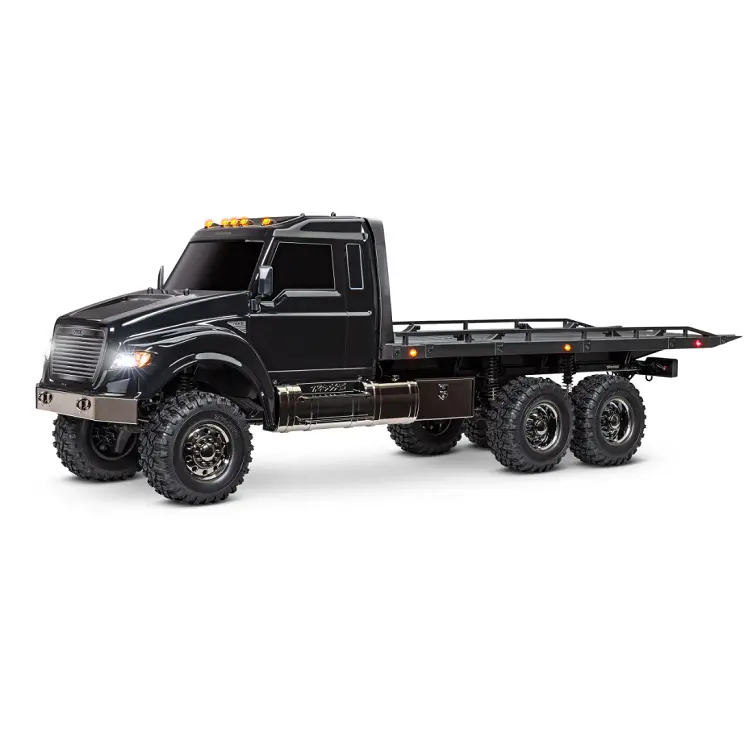 Traxxas Black Trx-6 Ultimate Rc Hauler 6Wd Flatbed Truck With Winch W/ 2.4Ghz Radio - 88086-84Blk 1