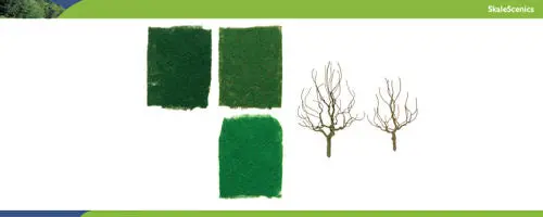 Hornby Pro Tree Kit Deciduous 4In 10Pcs - R8945 1