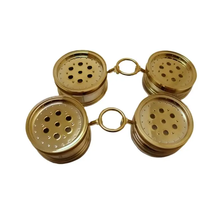 Tamiya Super Hotshot Wheels F&R Gold 4Pcs - 9335020 1