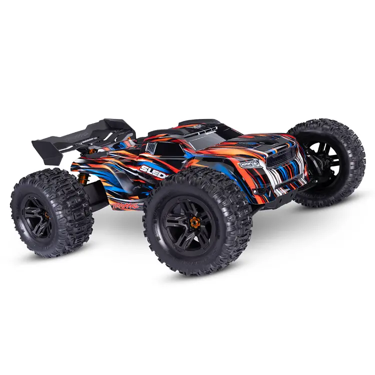 Traxxas Sledge 1:8 6S Belted Orange Monster Truck W/ Vxl-6S Esc & Tqi 2.4Ghz Radio - 95096-4Orng 1