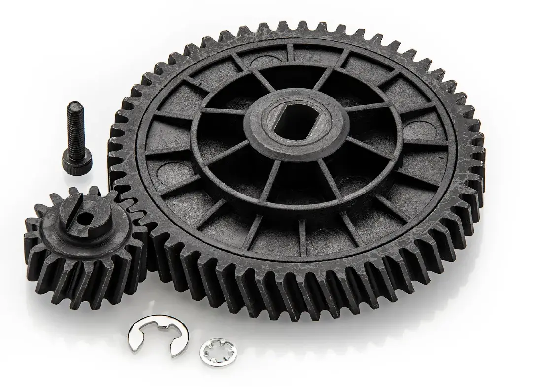 Rovan 17/57T Steel Helical Cut Spur & Pinion Gear Set W/ Dampers - Rov-95229 1