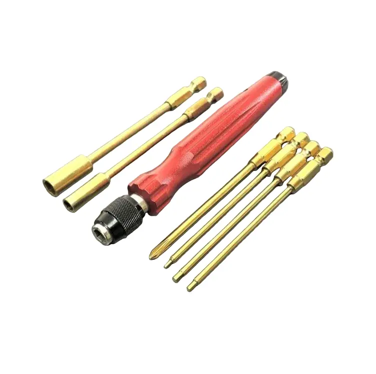 Absima 6 Piece Metric Hex & Socket Tool Kit W/ Handle - Ab3000080 1