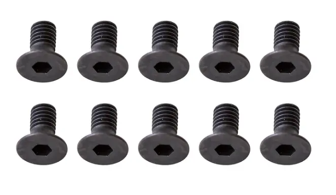 Team Assoc. 2.5X8mm Socket Drive Countersunk Head Screws 10Pcs - Ass31472 1