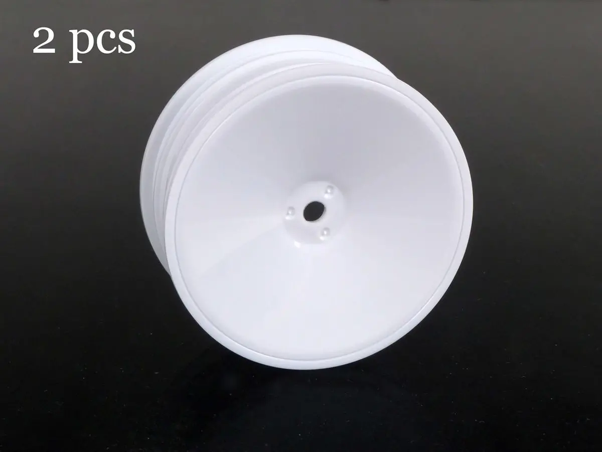 Msb1 2Wd Front Wheels 2.2In 12Mm Hex - White 1