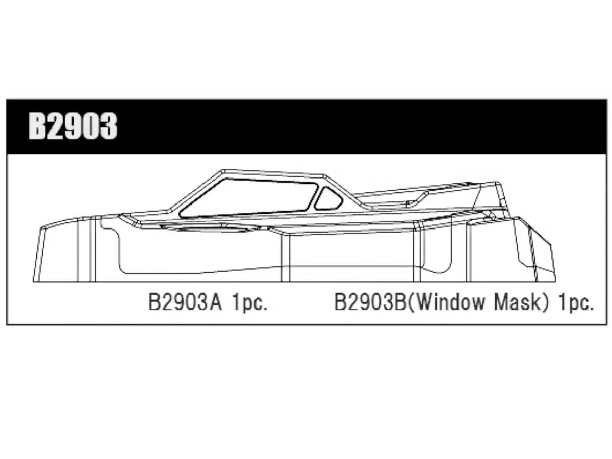 Msb1 Body/Front Wing - Clear 1