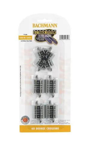 Bachmann 60° Crossing With 4 Short Straights 5Pcs N - Bac44842 1