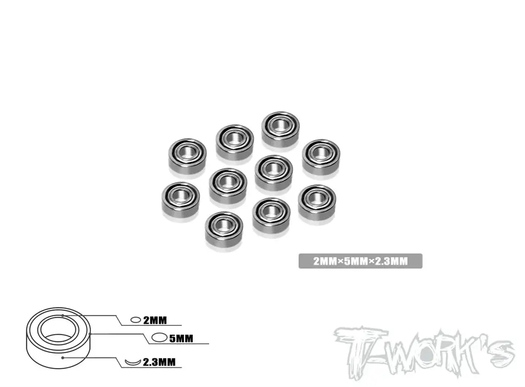 Bearing 2X5x2.3Mm - 10Pcs 1
