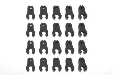 Team Corally Caster Clips Set 1-4.5Mm 20Pcs - C-00180-109 1