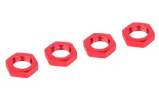 Team Corally Red Aluminium 17Mm Wheel Nuts 4Pcs - C-00180-230 1