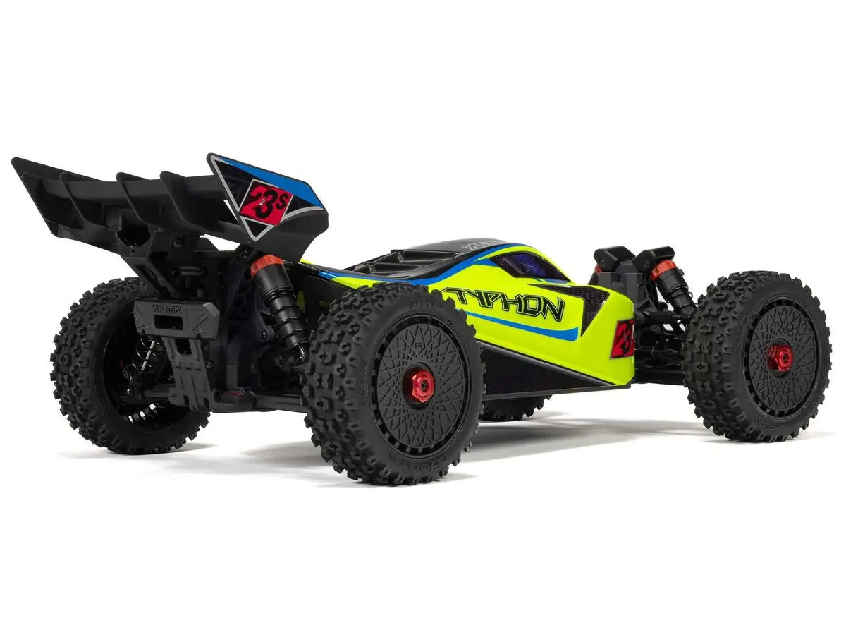 Typhon 223S Blx 4X4 1/8Th Buggy Rtr With Dsc Yellow 2