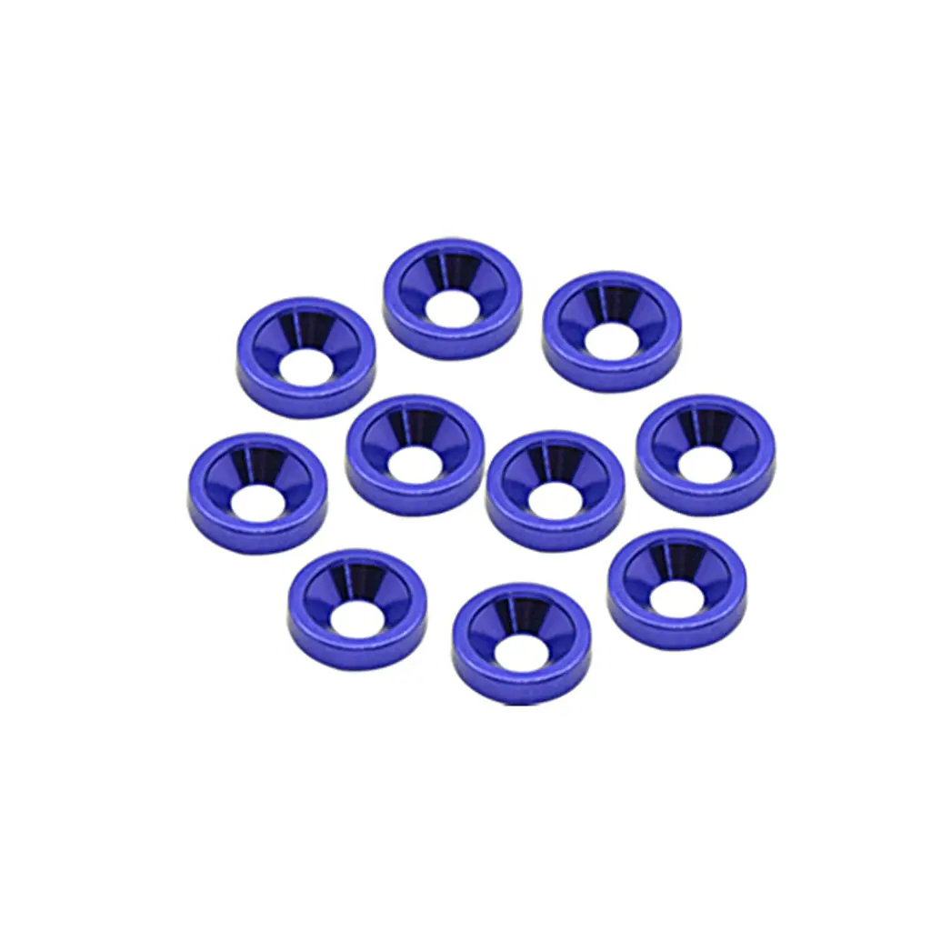 M3 Countersunk Washers Blue 1