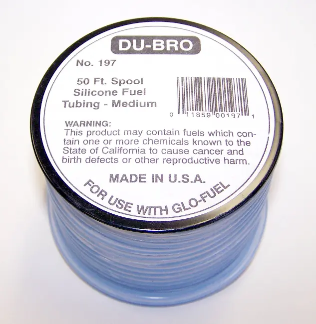 Dubro Blue Silicone Fuel Tube 2.3Idx5.56Odmm 50Ft - Dbr197 1