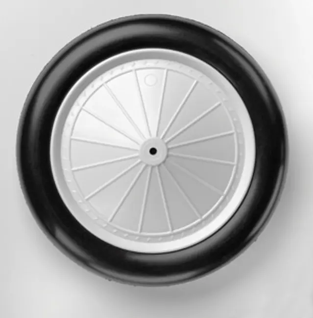 Dubro 1:5 Scale 5.60Ind Vintage Wheel 1Pc - Dbr560v 1
